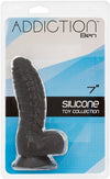 Addiction 100% Silicone Ben 7 Black "